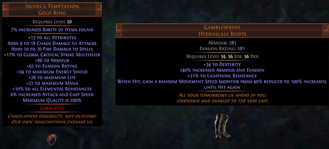 【PoE 3.23】Path of Exile Affliction ライブストリームまとめ ハクスラのビルド録